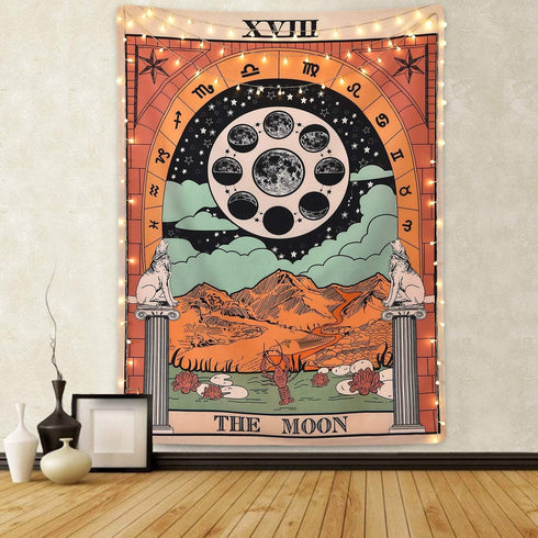 Tarot Tapestry The Moon Divination Gift